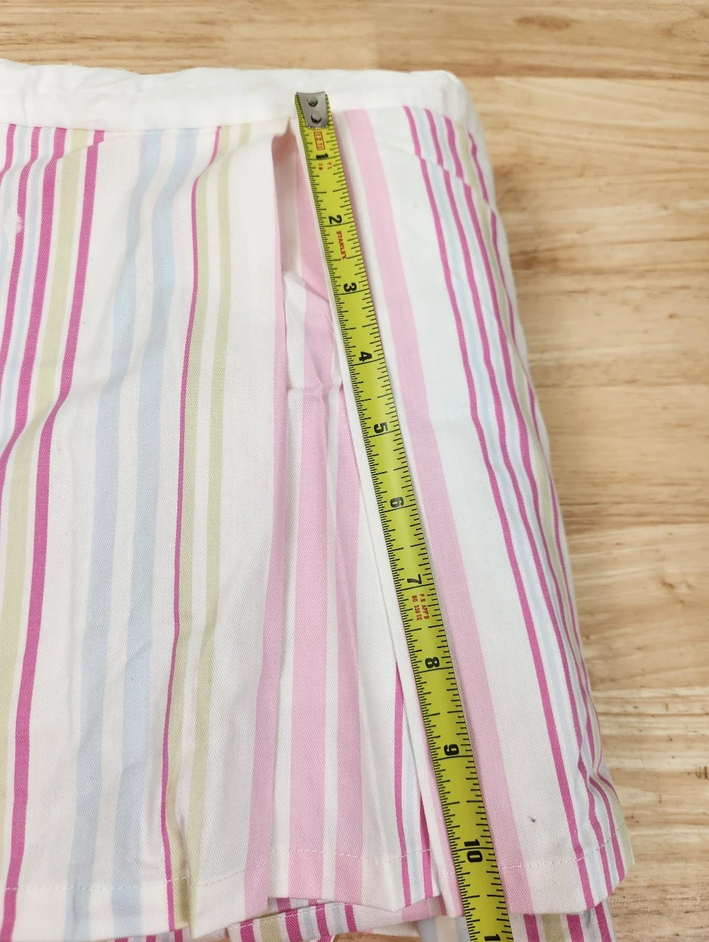 Pottery Barn Kids Sophie Striped Crib Bedskirt Colorful Pleated NOS Pastel